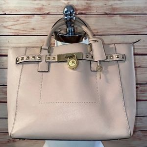 Michael Kors Hamilton Studded Satchel Traveler